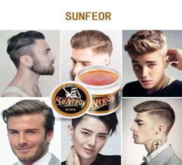 Hair Gel Style firme Pomades Suavecito Pomade Waxes Strong hold restoring ancient ways big skeleton slicked back hair oil wax mud 1310132