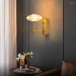 Wall Lamp Decorative El Mount Glass Modern Brass Vintage Luxury Indoor Crystal