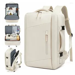 Backpack Travel Women's Multi-Functional Short-Distance Bag Large Capacity College Student Computer Schoolbag Business Tr