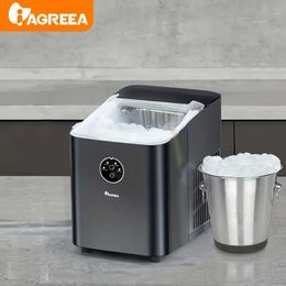 IAGREEA Ice Maker Produces 26.5 Pounds Per Day 6-8 Minutes/cycle Self Cleaning Mode - Perfect for Home, Kitchen, Camping, RV, Bar, and Parties