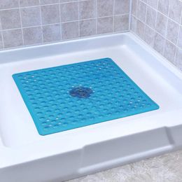 Bath Mats Tensile Resistance Square Bathroom Non Slip Suction Cups Solid Firm Flexible Practical Odorless Eco Friendly Protect Shower Mat