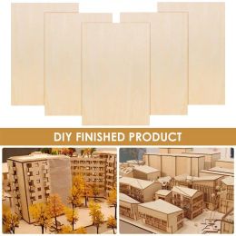 Crafts Wood Sheets Basswood Craft Board Unfinished Plank Plywood Thin Wooden Flat Diy Natural Timber Pieces Birch Drawing Painting
