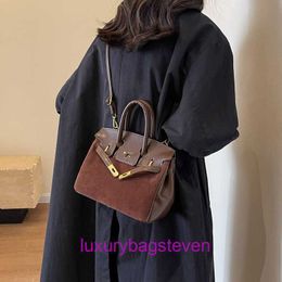 Luxury Hremms Birkks Designer tote Bags online store High end womens bag fashionable new trend shoulder simple handbag versatile design and With Real Logo