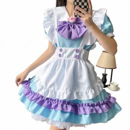 lolita Dr Cute Pink Ruffle Maid Outfit Kawaii Bow Knot Cat Paw Japanese Girl JK Cosplay Costumes S-5XL Daily Uniform Party N1cD#
