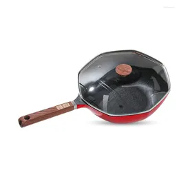 Cookware Sets Maifanshi Non-stick Pan Octagonal Household Fry Electromagnetic Stove Gas Universal Non Stick Wholesale