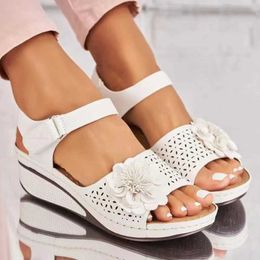 Sandals Womens summer sandals non slip lightweight womens shoes sexy breathable and on ICS wedge-shaped shoes. H240328LT7Q