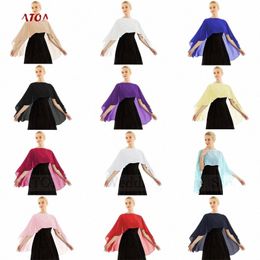 womens Wedding Accories Capes Jacket Wraps Chiff Soft Capa Shrug Bridal Kurtki Bolero Mariage Bride Evening Cover Up Shawl f5qS#