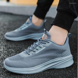 Casual Shoes Men's Sneakers Outdoor Sports Comfortable Knitting Mesh Breathable Running Male Lightweight Walking