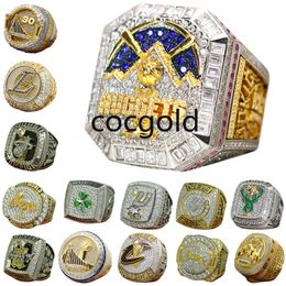 Designer World Basketball Championship Ring Luxury 14K Gold 2023 Nuggets JOKIC Champions Rings For Men Women Star Diamond Sport Jewelrys