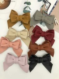 Bow Ties high-quality Leather car line bow common single bow spot adult male and female monochrome bow tie Y240329