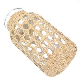 Vases Light House Decorations For Home Rattan Glass Vase Artificial Plants Decorative