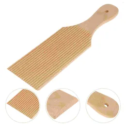 Baking Tools Pasta Board Noodles Stripe Shaped Mold Wood Gnocchi Maker Kitchen Gadget Wooden Tool Butter Table