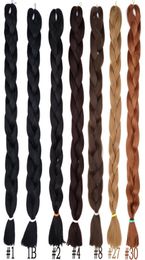 165G Xpressions Braiding Hair Extensions Blond Brown Black 613 20 Pure Colors Kinky Straight Braiding Hair Synthetic Weaves6927168