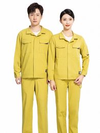 spring Summer Work Clothing Bamboo Fibre Thin Material Working Uniforms Plain Colour Wear Resistant Workshop Labour Coveralls 4xl 304B#