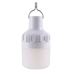 Spoons Outdoor Solar Light Bulb With Hook Lamp IP65 Garden Courtyard Emergency Energy Saving Camping