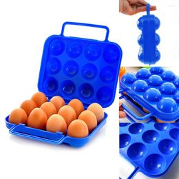 Storage Bottles Brand 12 Eggs Outdoor Camping Hiking Picnic Kitchen For Portable Case Holder Plastic Container Convenient Two Box