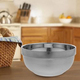 Bowls Stainless Steel Bowl Double Layer Rice Container Soup Storage