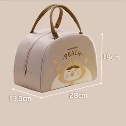 Storage Bags Cute Animal Printed Lunch Box Bag Waterproof Insulation Package For Camping Travel