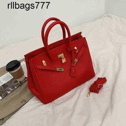 Designer Leather Bag Bk Handbag 2024 Bags Korean Fashion Pu Portable Large Capacity Single Shoulder Women's