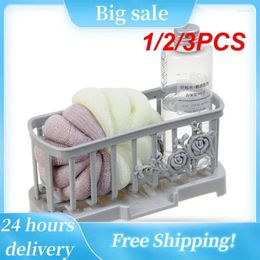 Kitchen Storage Household Drainage Shelf Multi-function Dish Washing Sponge Detachable Rack Suitable For Bathroom