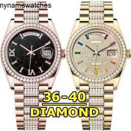 Roles Watch Swiss Watches Automatic Luxury Mens Designer with Diamonds High Quality 36mm 40mm Machinery Movement 904l Stainless Steel Luminous Sapphire Fashion