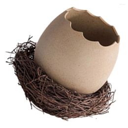 Vases Birds Nest Ceramic Bowls Cracked Egg Shell Dessert Noodle Pudding Small Bowl Home Restaurant