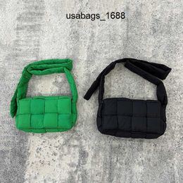 Abv Designer ToteBag Mini Jodei Candy Woven Bag Green Crossbody Bag Men's and Women's Black Solid Color Pillow Bag Cloud