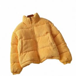 winter Coat for Women Jackets Corduroy Cott Jacket Short Tops Korean Fi Super Hot Coats New Retro Loose g5dP#