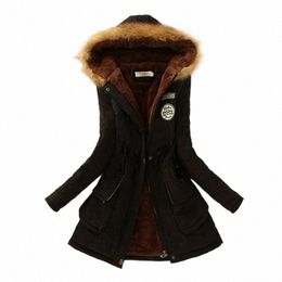 winter Jacket Women 2020 New Winter Womens Parka Casual Outwear Military Hooded Coat Fur Coats Manteau Femme Woman Clothes CC001 V5P6#