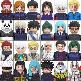 Anime Manga Jujutsu Kaisen Building Blocks Itadori Yuji Gojo Satoru Ryomen Sukuna Mini Action Figure Accessories Christmas Gift for Kids 24329