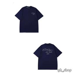 2024 Summer Mens T Shirt Cole Buxton Summer Loose Shirt Men Women High Street Classic Slogan Print Top Tee Shirt 7720