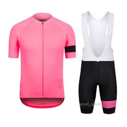 Rapha Cycle Cycling Jersey Sets RAPHA Men Bike Clothing Ropa Ciclismo Short Sleeve Shirt Mtb Bicycle Gel Pad Bib Shorts Set 285