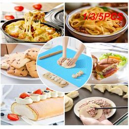 Baking Tools 1/3/5PCS Silicone Non-stick Thickening Mat For Cake Rolling Dough Liner Pad Bakeware Paste Flour Table Sheet