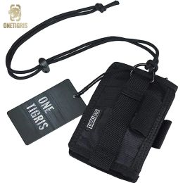 Covers ONETIGRIS Tactical MOLLE ID Card Wallet Waterproof Card Key Holder Money Pouch Pack Multifunction Wallet Waist Bag for Hunting