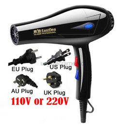 Hair Dryers Professional Hair Dryer Strong Power Barber Salon Styling Tools Hot/Cold Air Blow Dryer For Salons and household 240329