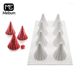 Baking Moulds Meibum Silicone Cake Moulds Christmas Tree Dessert Form Skirt Mousse Mould Chocolate Fondant Tools Decorating Bakeware