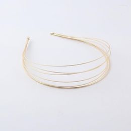 Hair Clips & Barrettes Metal Multilayer Headband Fashion Korean Ins Style Simple Multi-layer Ring Corrugated Ladies Travel 941 Ear288d