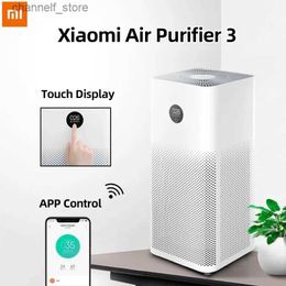 Air Purifiers New Mijia Air Purifier 3 Formaldehyde Purifier Automatic Household Air Freshener Smoke Detector Hepa Philtre Application Remote ControlY240329