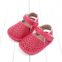 First Walkers Summer Prewalker Soft Children Baby Toddler Outdoor Shoes Boys And Girls Light Hollow Breathable Comfortable Solid Colour