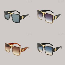 Fashion glasses designers men oversized full black frame eyeglasses woman popular driving outdoor summer sun goggle women uv400 gift hj094 E4