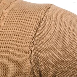 Men's Sweaters Comfy Fashion Daily Holiday Vacation Sweater Knit Top Cardigan Long Sleeve Slight Stretch Solid Colour Male