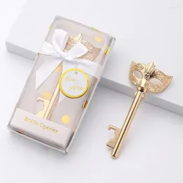 Party Favor (25 Pcs) Wedding Souvenirs Favors Of Gold Mask Bottle Opener For Bridal Shower Decorations And 18 Years Adult