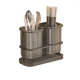 Kitchen Storage 1 Pcs Wall-mounted Toothbrush Holders Large Capacity Strong Bearing Comb Holder Carbon Steel Chopsticks