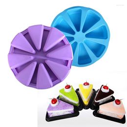 Baking Moulds 8 Cavity Scone Pans 3D Silicone Cake Mould DIY Pastry Tools Mould Oven Bread Pizza Bakeware Jelly Cupcake