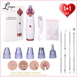 Carriers Electric Blackhead Acne Facial Nose Cleaner Vacuum Suction Acne Nose Blackhead Acne Acne Needle Set Beauty Skin Care Tools