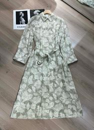 Casual Dresses Silk Series/24 Women Vintage Floral Printing Long Dress Summer Elegant V Neck Beach