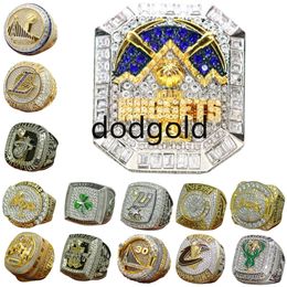 Designer World Basketball Championship Ring Luxury 14K Gold Nuggets Team JOKIC Champions Rings For Men Women Diamond Star Jewellery