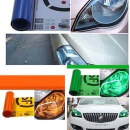 Upgrade Car Headlight Tint Film Fog Light Taillight Smoke Black Tint Vinyl Film Waterproof Film Car Exterior Accessory