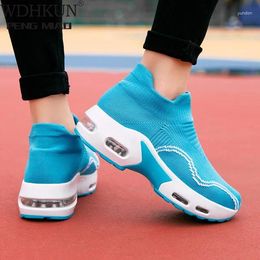 Fitness Shoes Ladies Trainers Casual Mesh Sneakers Pink Women Flat Lightweight Soft Breathable Footwear Basket Plus Size