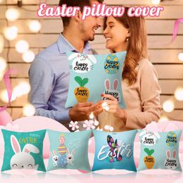 Pillow Cover Easter Cute Case Decoration Toss Pillows